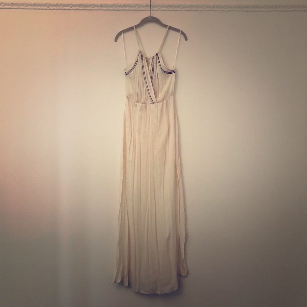 Long ivory summer dress